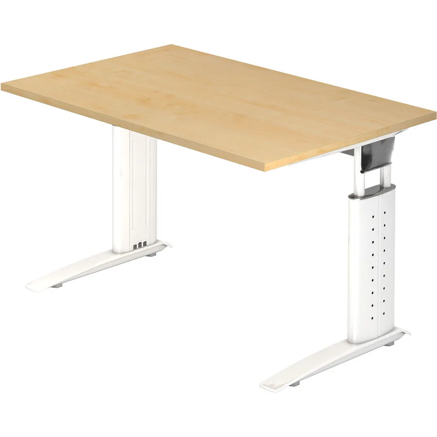 Schreibtisch Office Ahorn Dekor Holzwerkstoff Höhenverstellbar B 120 T 80 cm