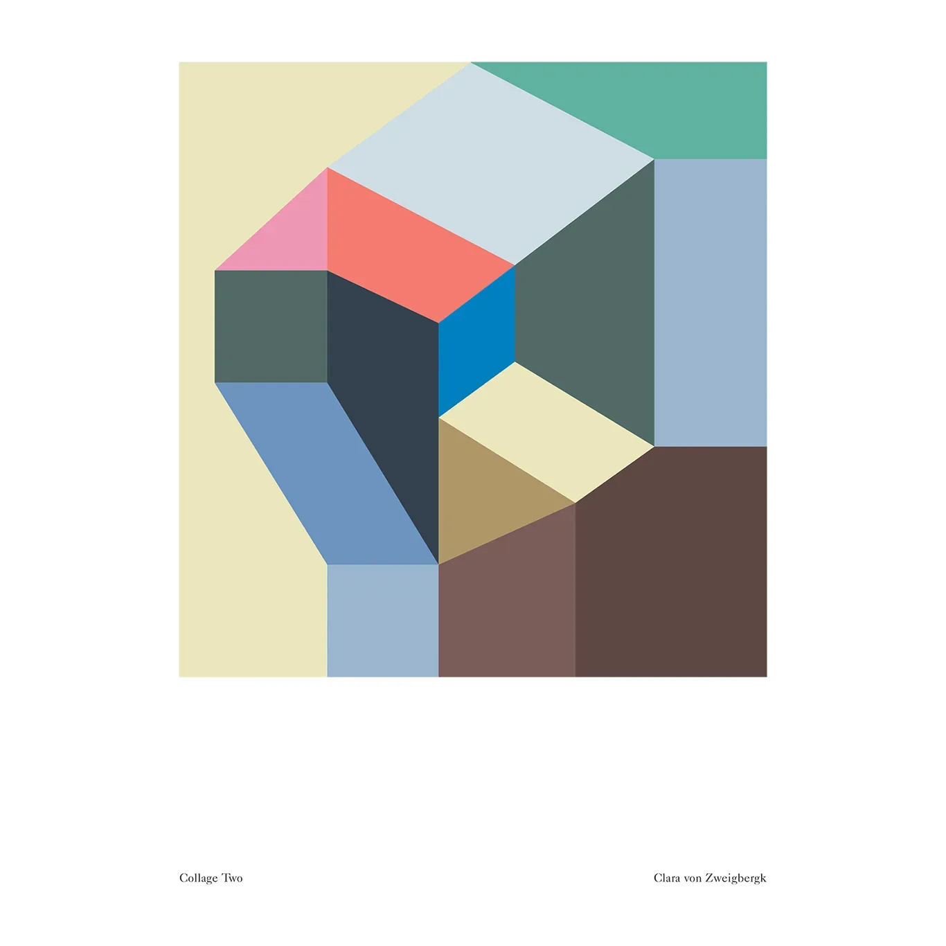 Paper Collective Collage Two Poster 50 x 70cm