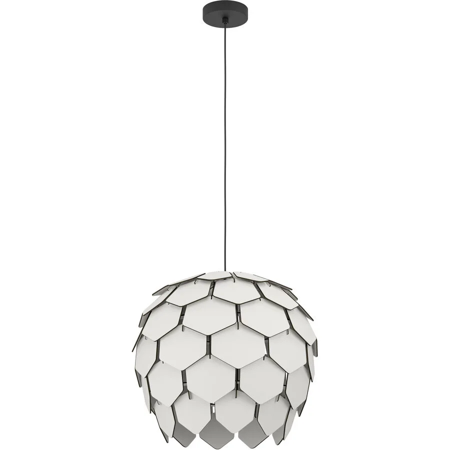 Eglo Pendellampe Mattanza Schwarz Stahl 246.5 cm