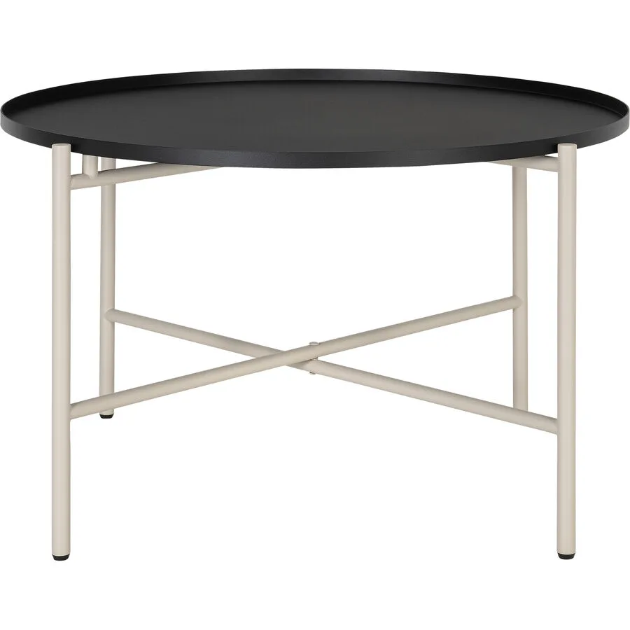Beistelltisch Kim Schwarz Metall 60 cm