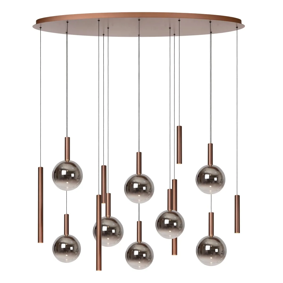 Lucide - Jasmine 140cm - Taklampa - Koppar