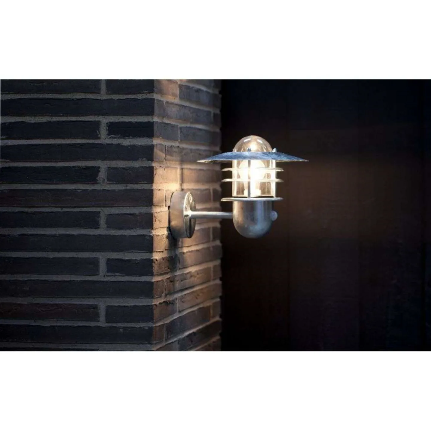 Agger Vägglampa w/Sensor Galvanised - Nordlux - Terrass - Metall