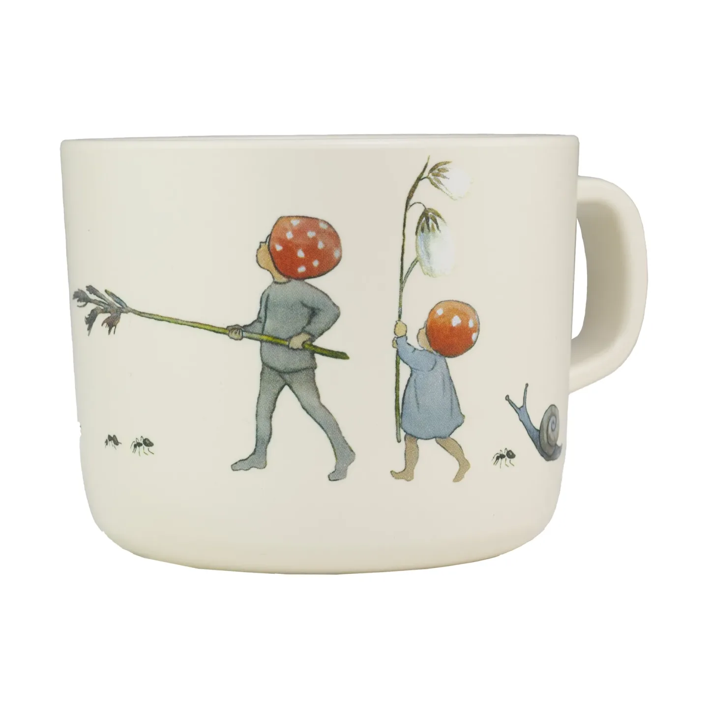 Rätt Start Elsa Beskow Tomtebobarnen Becher 25 cl Weiß