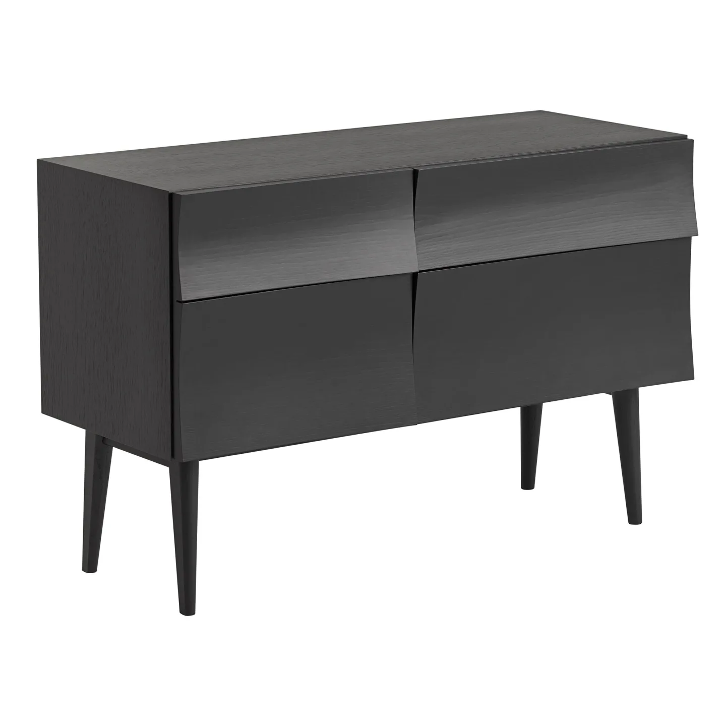 Muuto - Reflect Sideboard Small, Black - Skänkar och sideboards - Søren Rose Studio - Svart - Trä