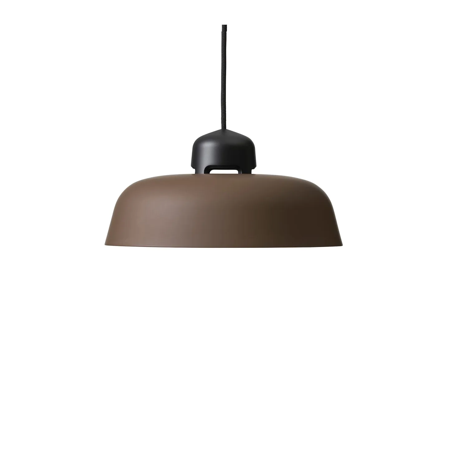 Wastberg+ - Dalston w162s1 Pendellampa, Nut Brown, Liten Skärm, Inkl. Svart LED Enhet, 2700K, Max 9W, Dimbar - Pendellampor - Kim Colin,Sam Hecht - Brun