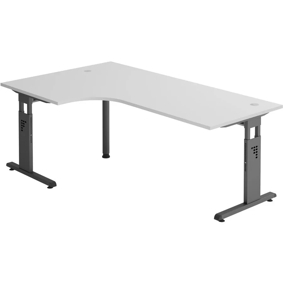 Schreibtisch Office grau Holzwerkstoff B 200 T 120 cm
