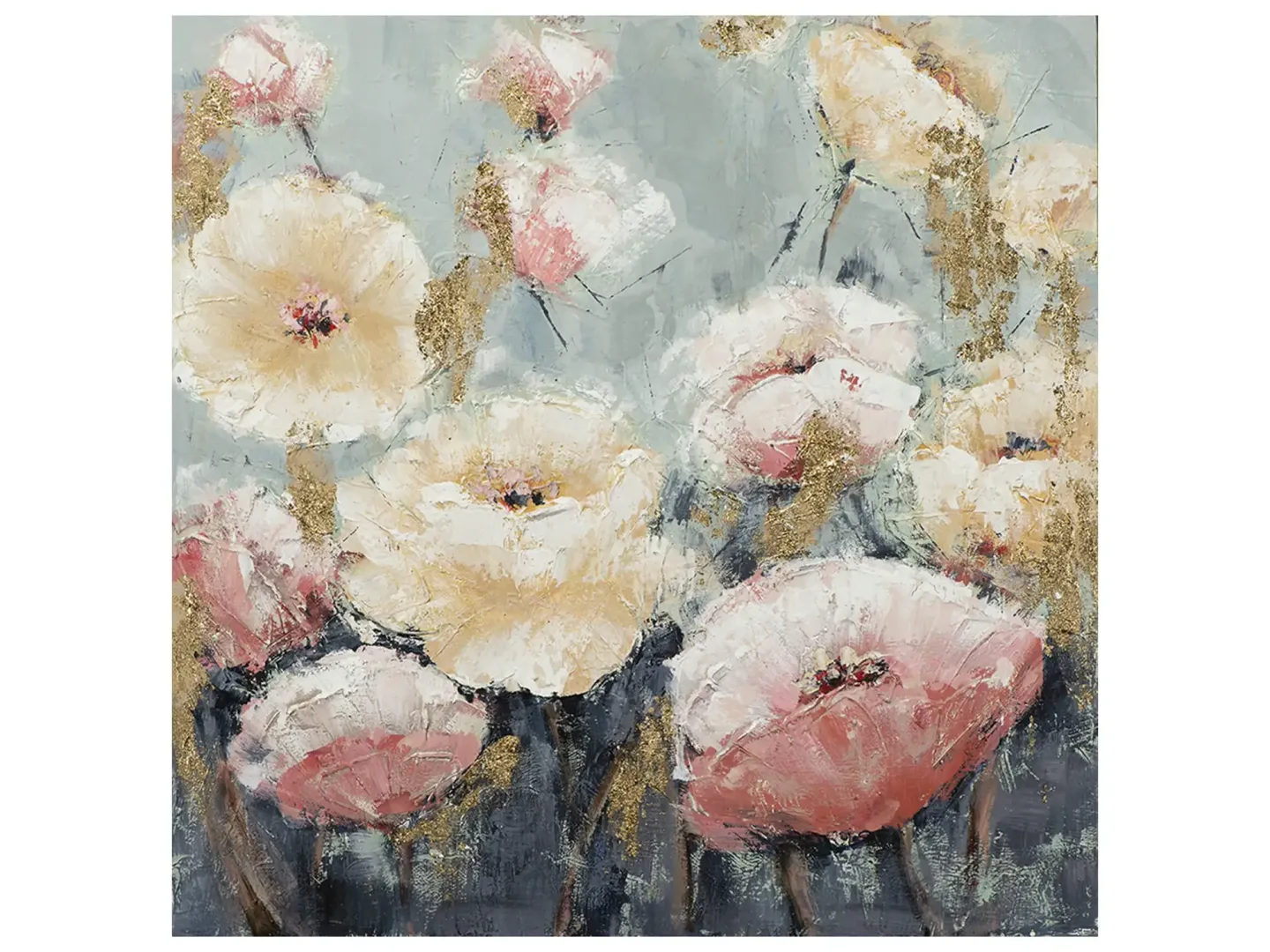 image LAND Bild Blüten in Rosa und Beige Rosa | Schubiger Möbel