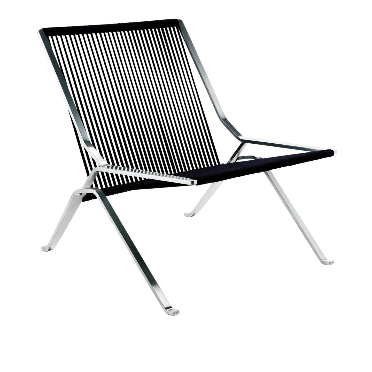 Fritz Hansen - PK25, Svart - Fåtöljer - Poul Kjærholm - Svart - Naturmaterial/Metall