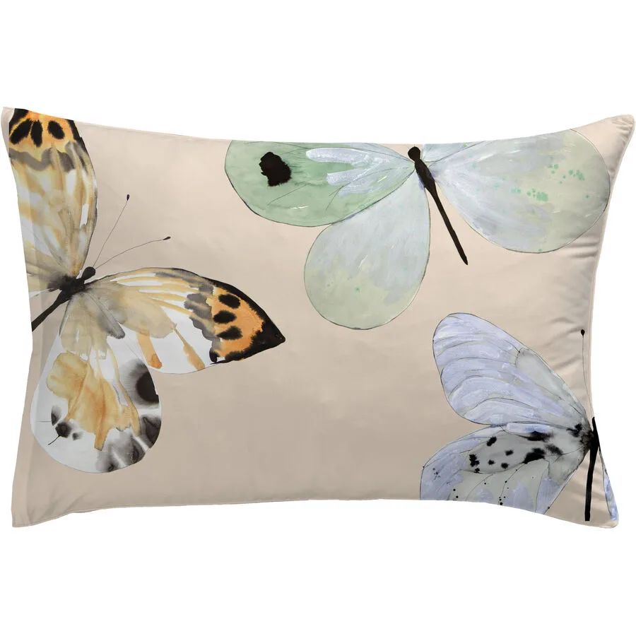 Kissenbezug Mirana Beige/Bunt Tiermuster Baumwolle B 65 T 100 cm