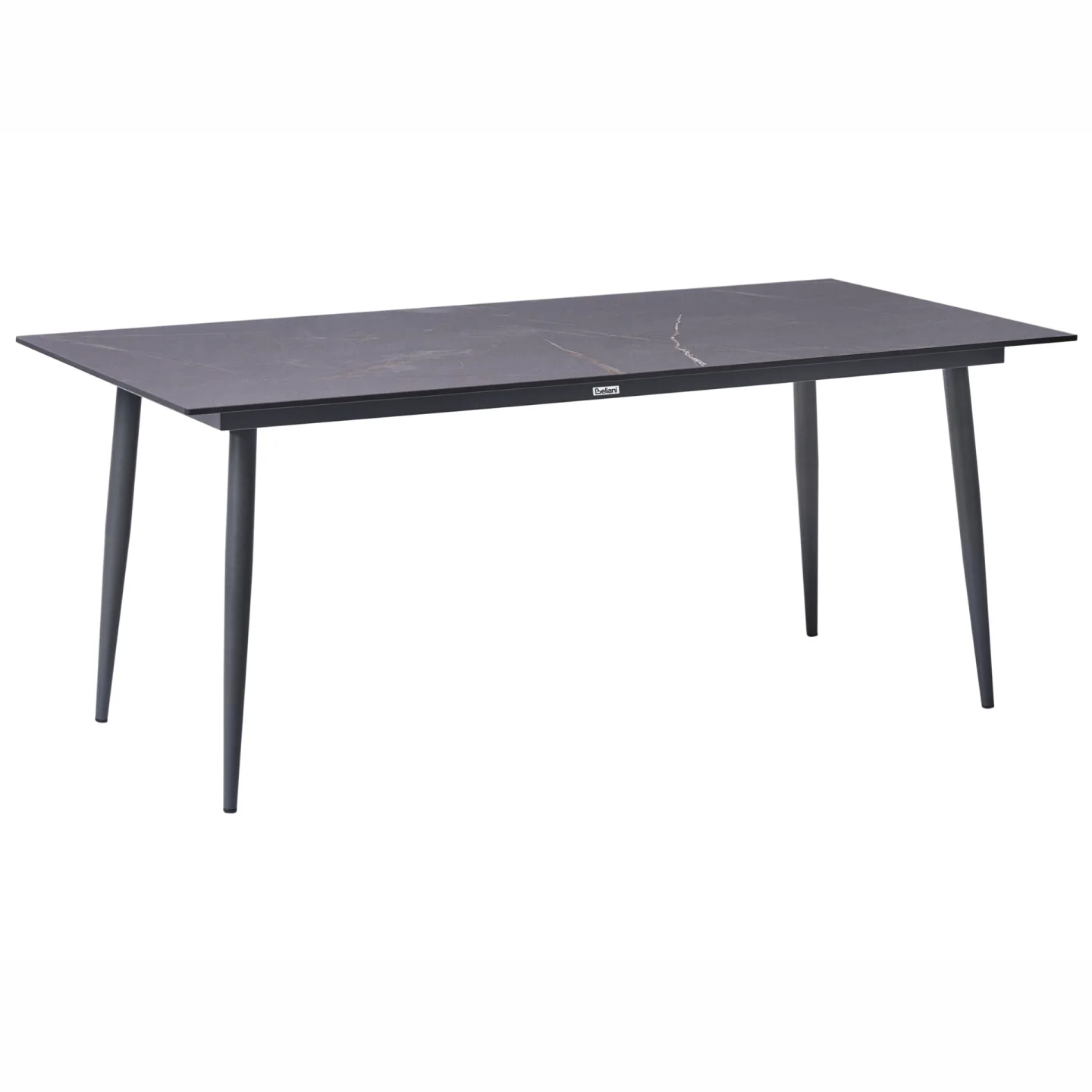 Matbord utomhus Tolentino 90x180 cm Marmoreffekt - Grå