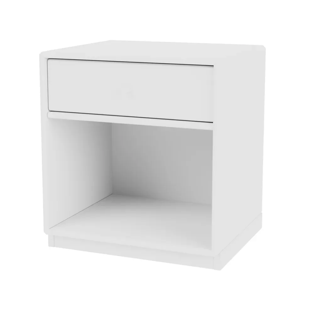 Montana Dream Nachttisch New white 101, Sockel 3cm