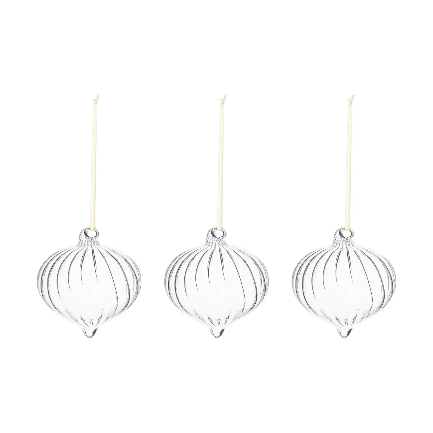 Scandi Living Whisper julgranskula 3-pack Klar