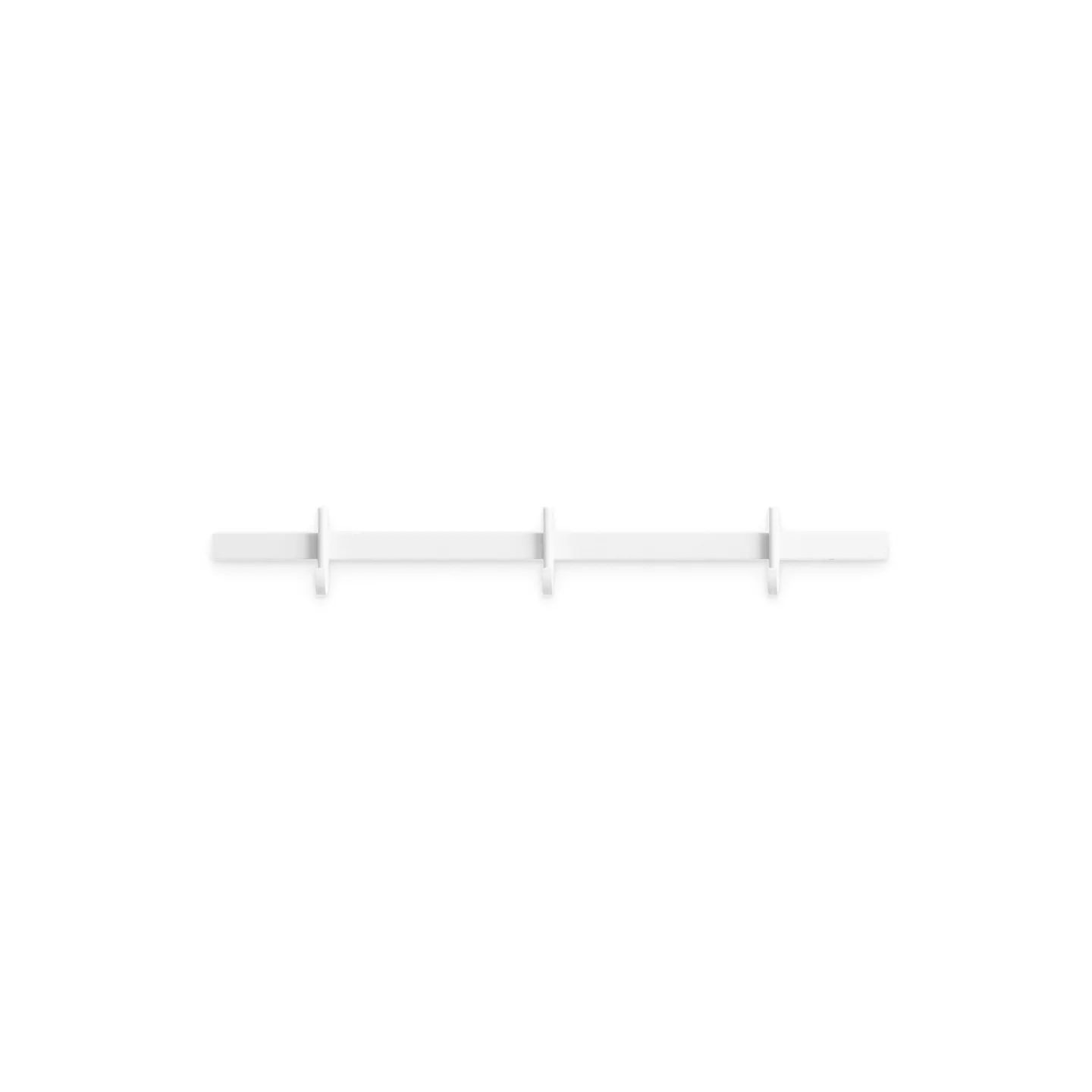 Relief - Hook Rail, Small w41 x d4,7 x h5,2 cm 1-pack 41x5.2x4.7 White - Krokar - TAF Studio - Vit - Metall