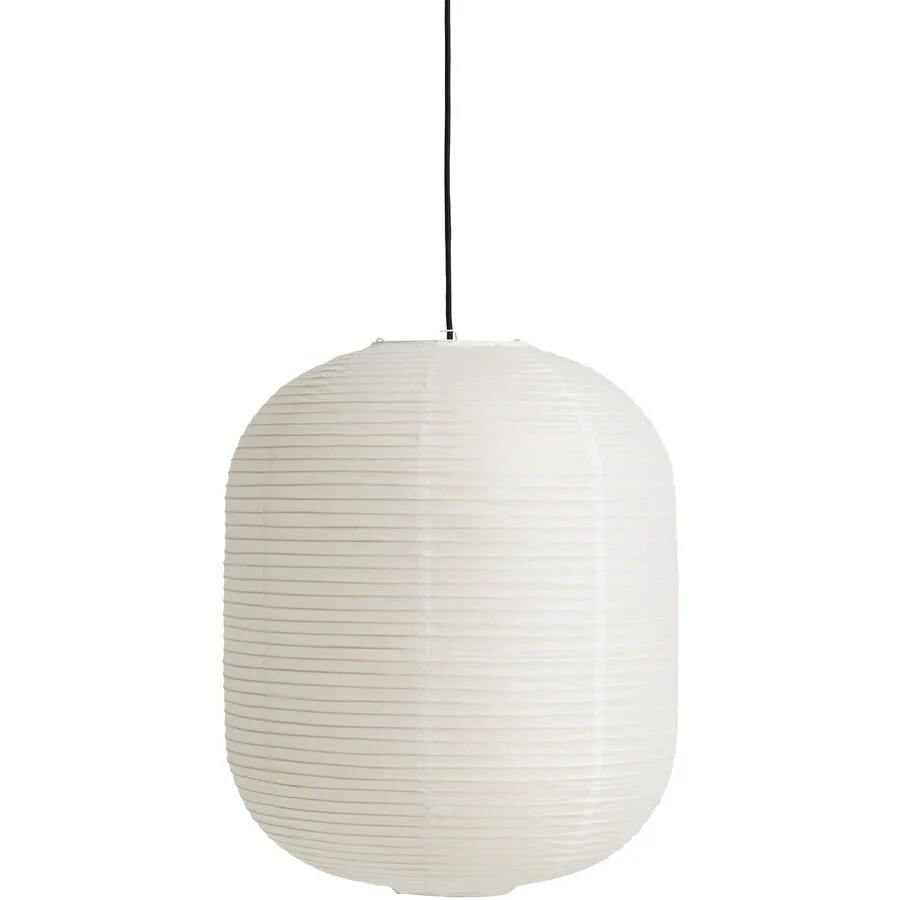 Designer-Pendellampe HAY Paper Shade Oblong D 50 cm - Farbe: weiss - Material: Papier