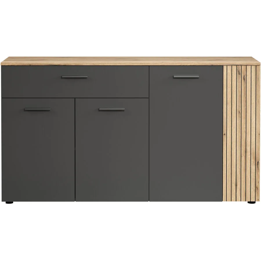 Sideboard Baldwin anthrazit Holzwerkstoff B 150 H 83 cm