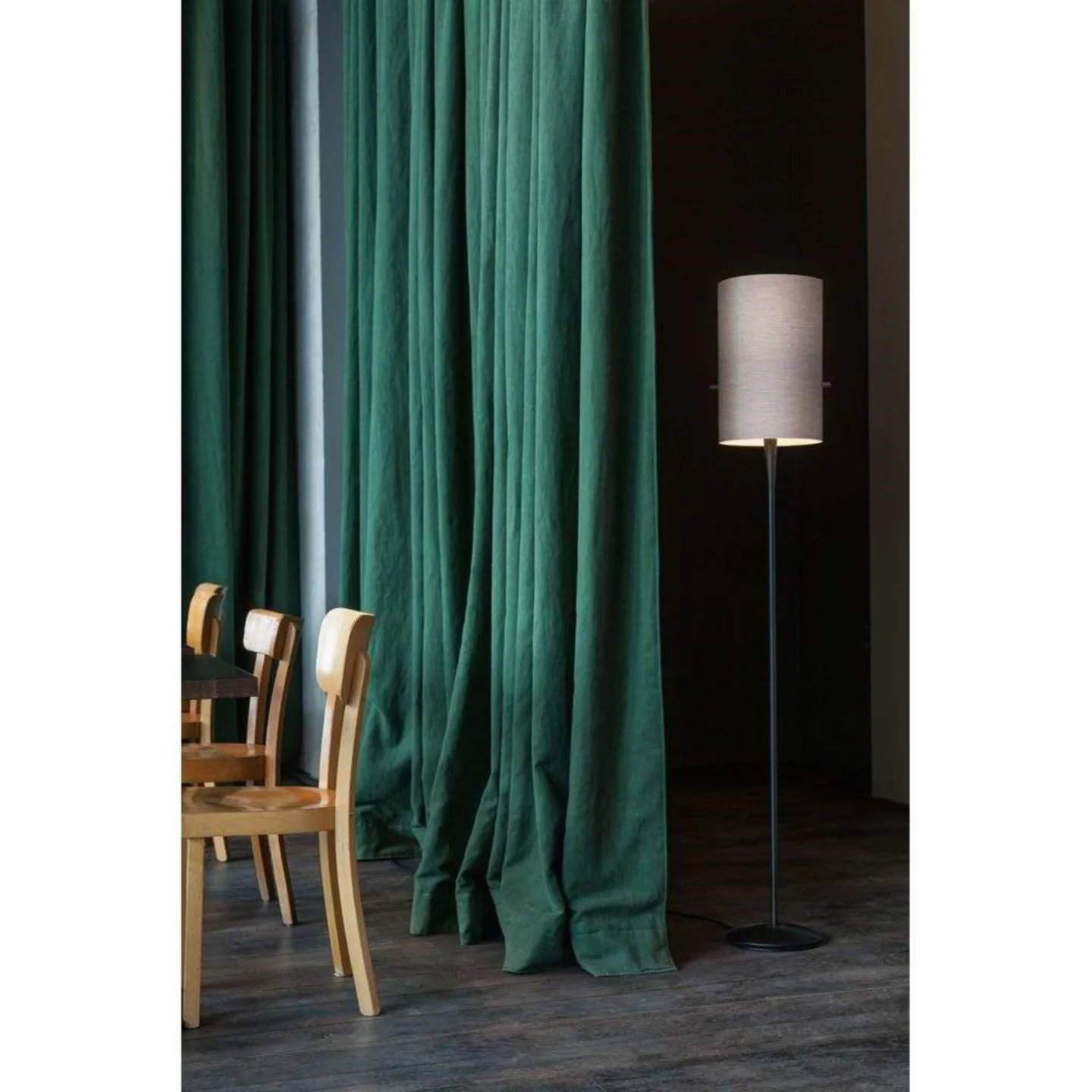 Club Golvlampa S Brushed/Melange Grey - Serien Lighting - Vardagsrum - Metall
