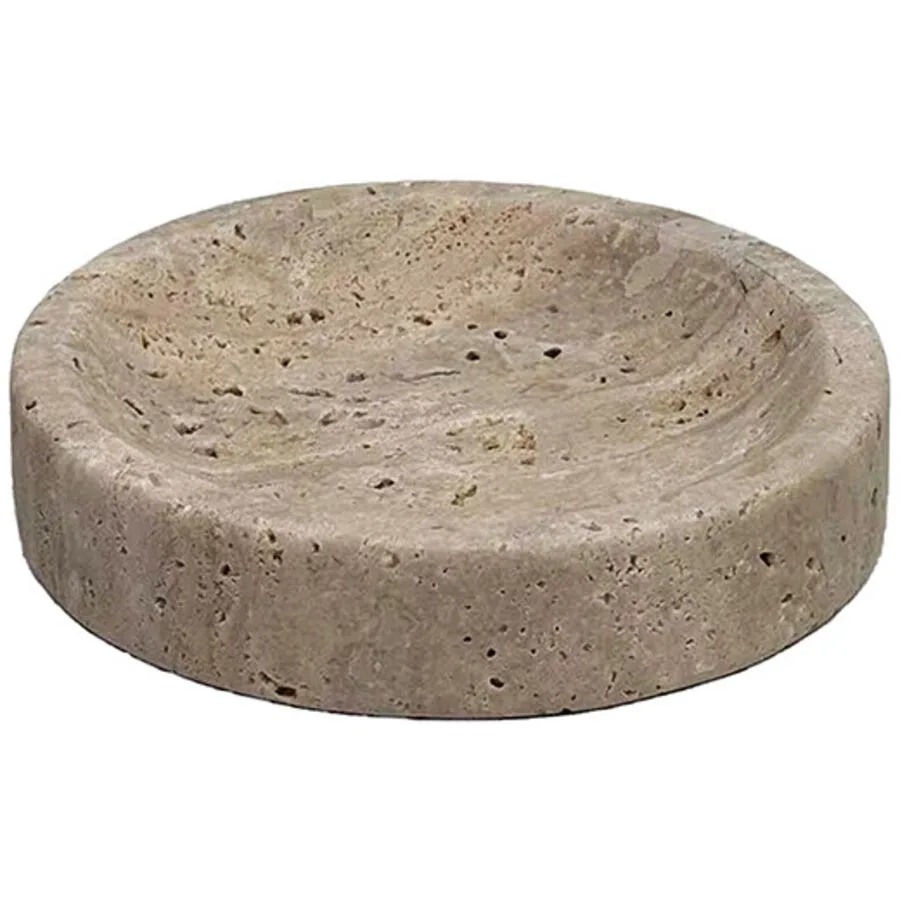 Seifenschale Tara beige Marmor T 12 cm