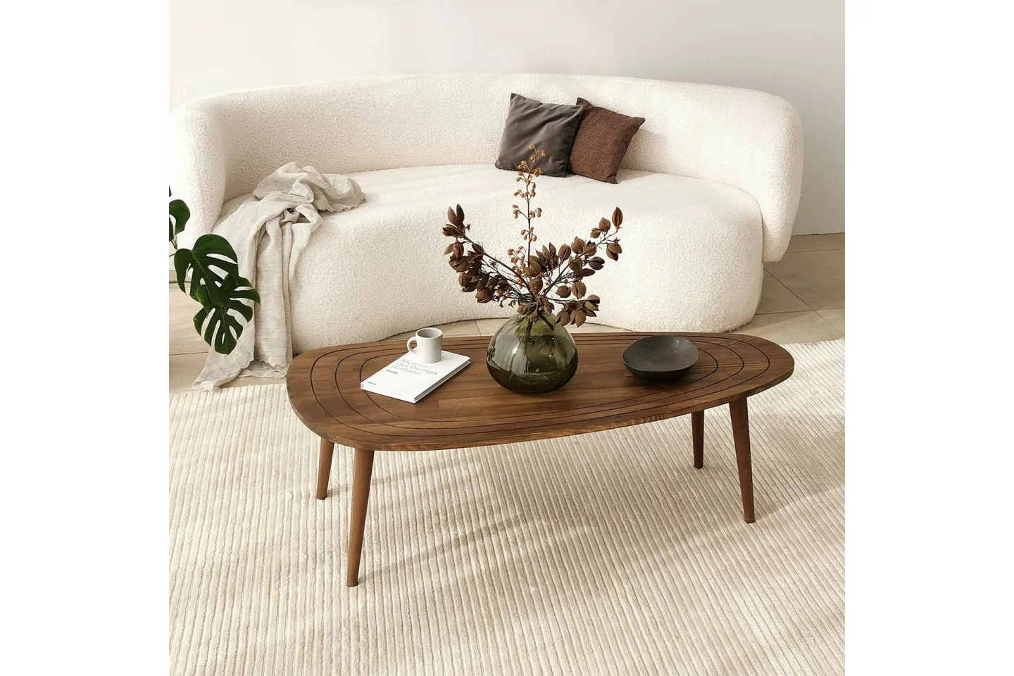 Saldus Soffbord 115 cm - Valnöt