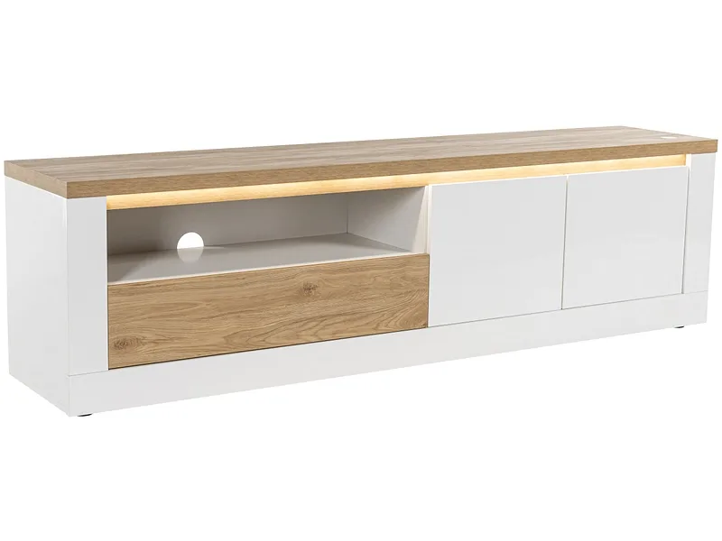 TV-Möbel ISCHIA 210cm weiss lackiert