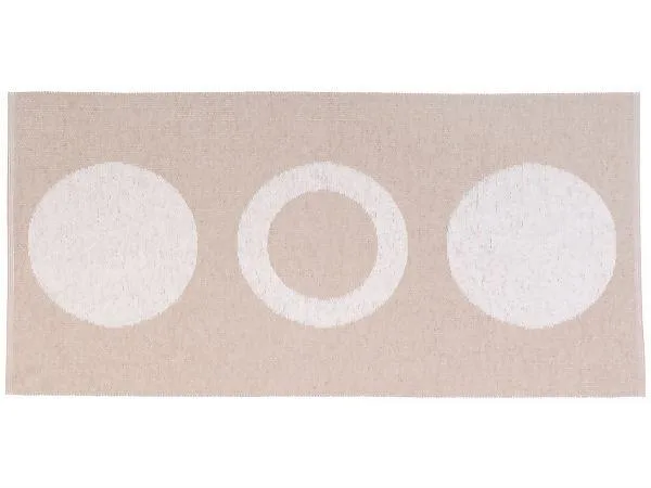Plastmatter - Horredsmattan Circle (beige) (Størrelse: 150 x 150 cm)