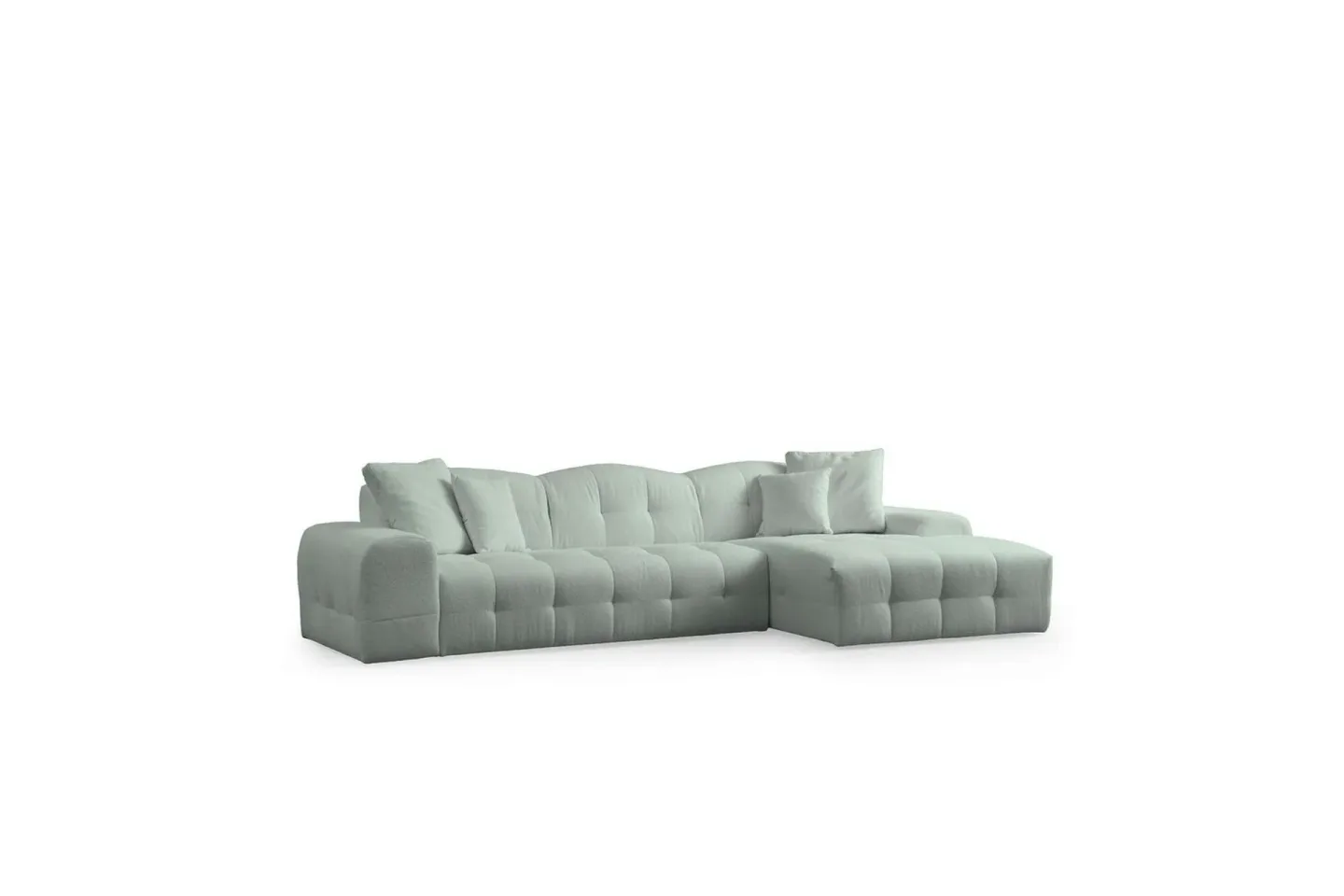 Buddy Soffa med Divan 4-sits - Grön