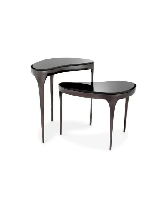 Zena sidebord sort 2-sæt