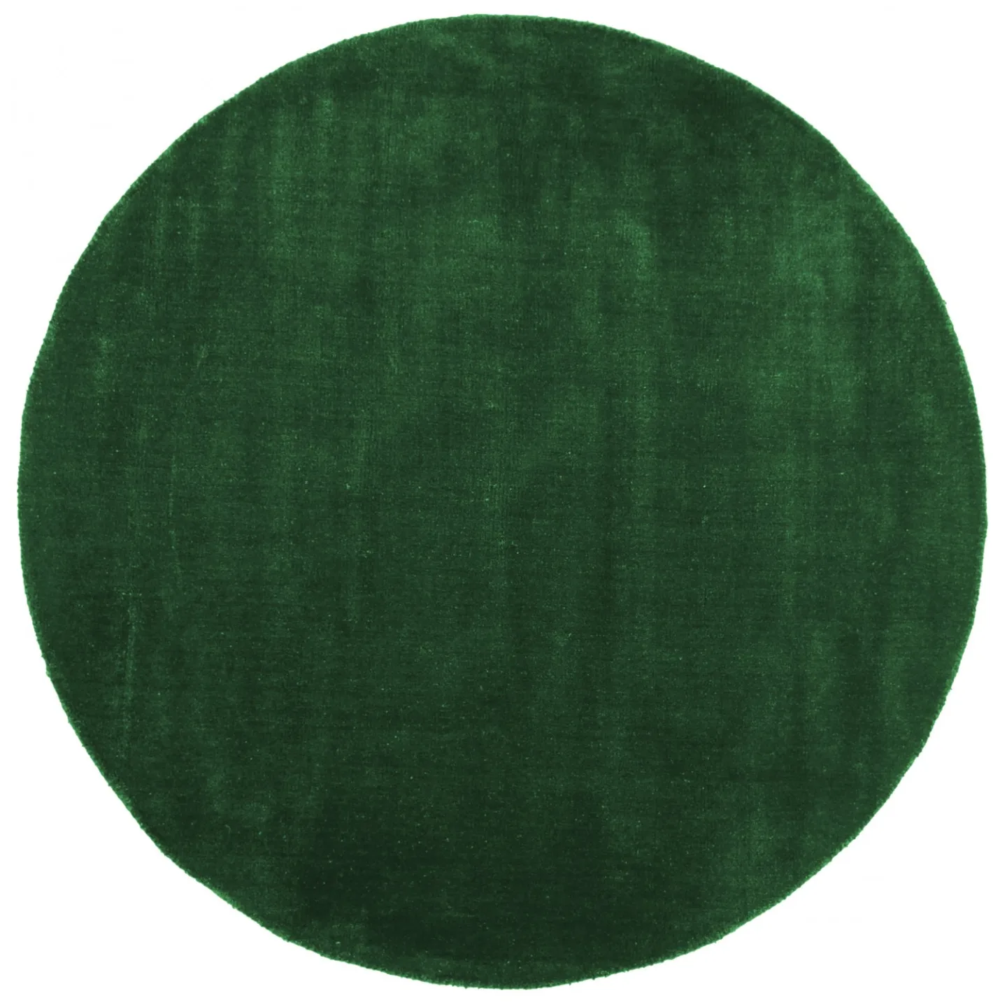 Rundt teppe - Recycled PET with viscose look (grønn) (Størrelse: Ø 200 cm)