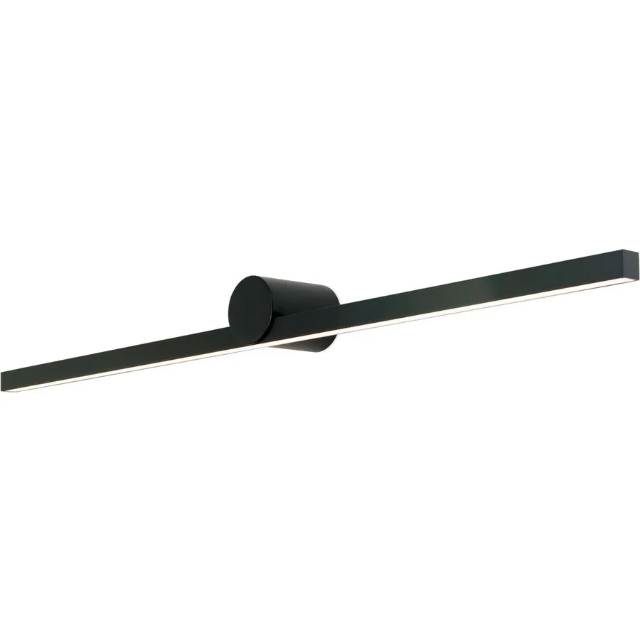 Wandlampe Beauty Schwarz Aluminium 101 cm 7.6 cm - Lichtfarbe: Warmweiss