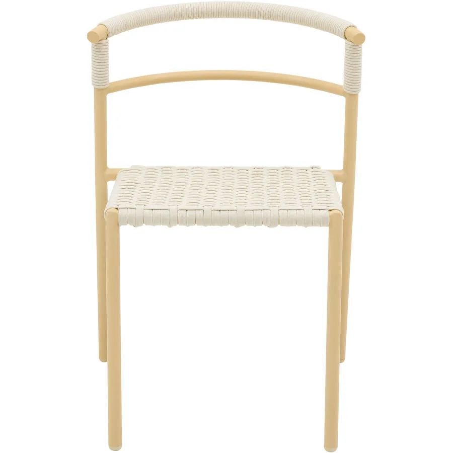Gartenstuhl Wila beige Stahl