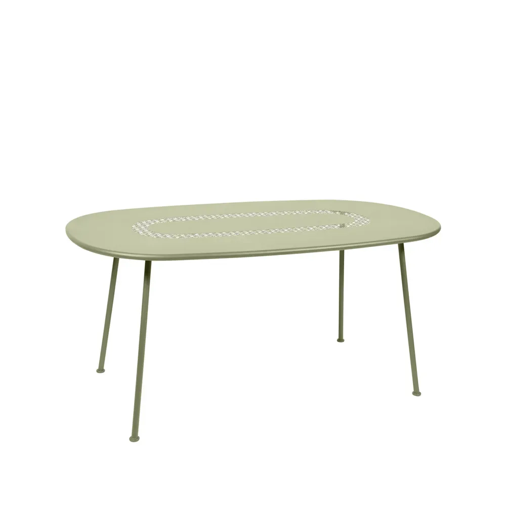 Fermob Lorette bord ovalt Willow green (grön)