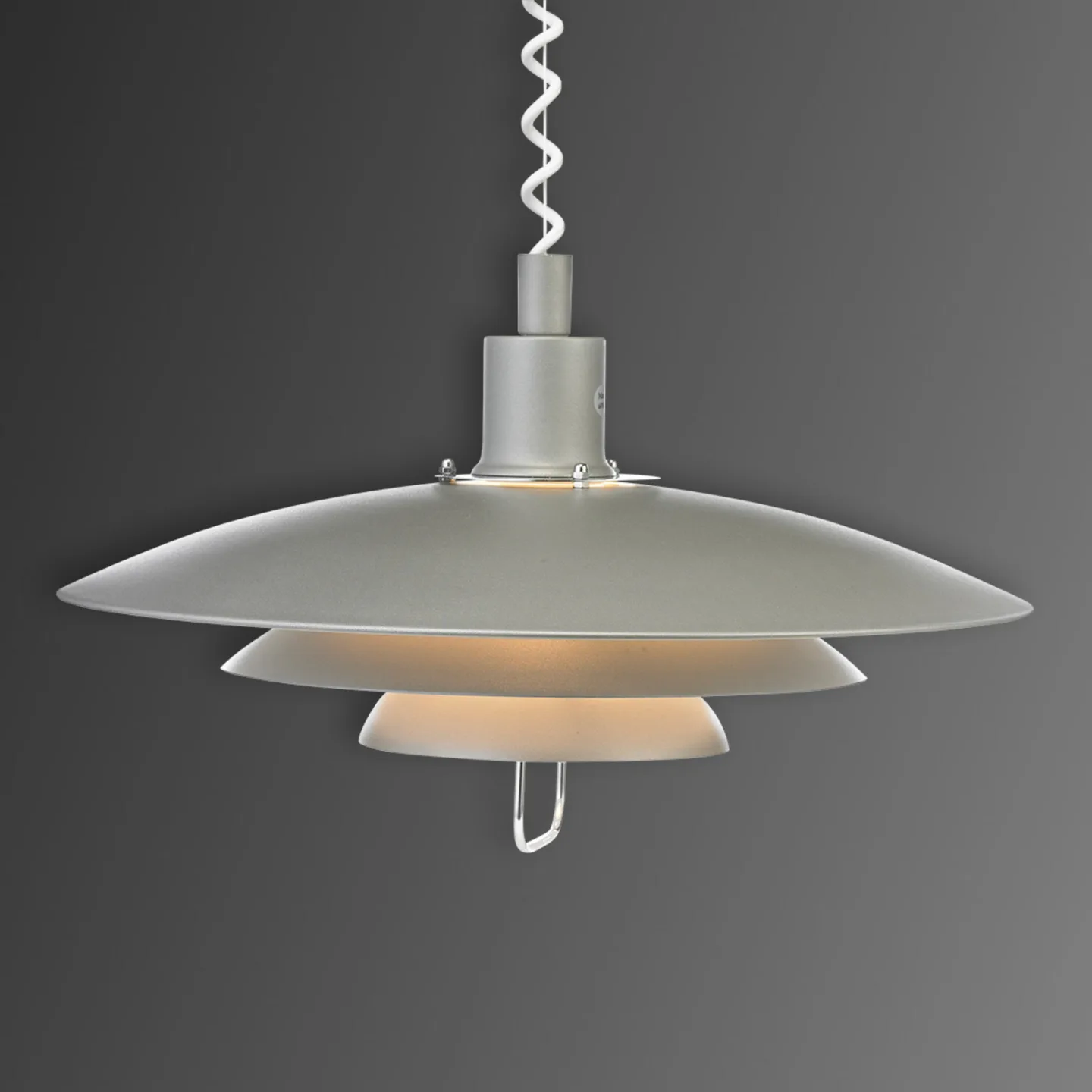 Kirkenes Pendelleuchte Grau - Markslöjd - Wohnzimmer - Modern - Metall - Einflammig