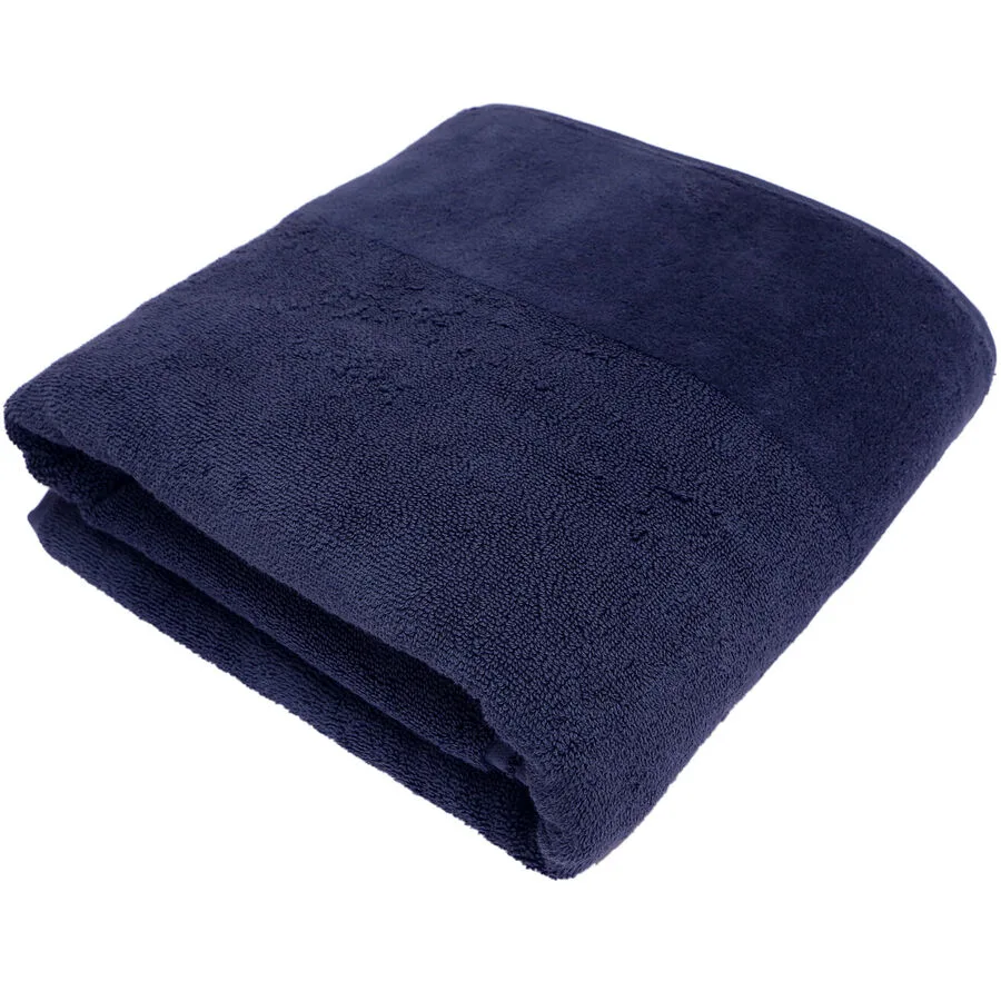 Living Home Duschtuch Softfeel navy blau Baumwolle