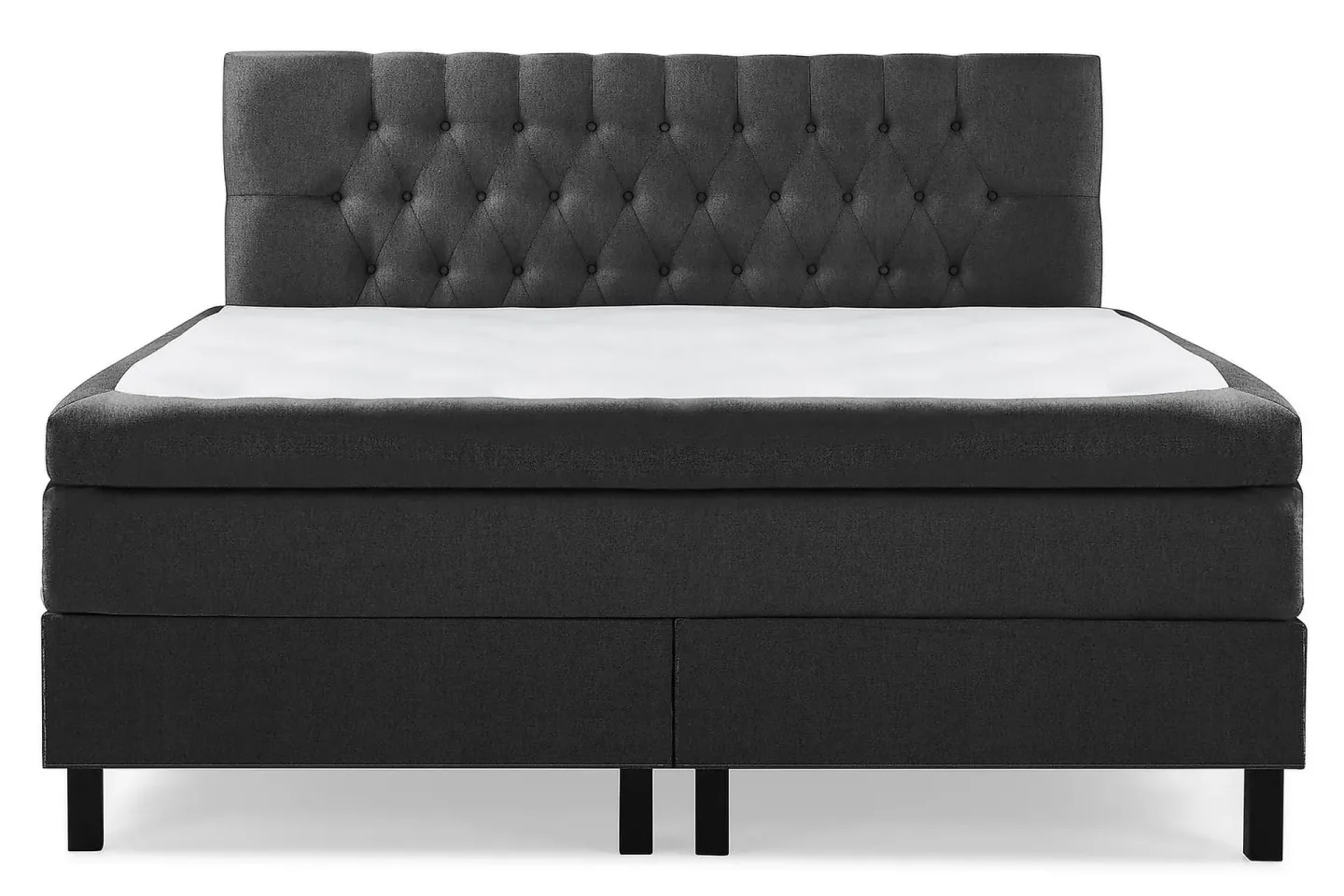 Lucky Kontinentalsäng 180x200Polyeter - Svart/Grå