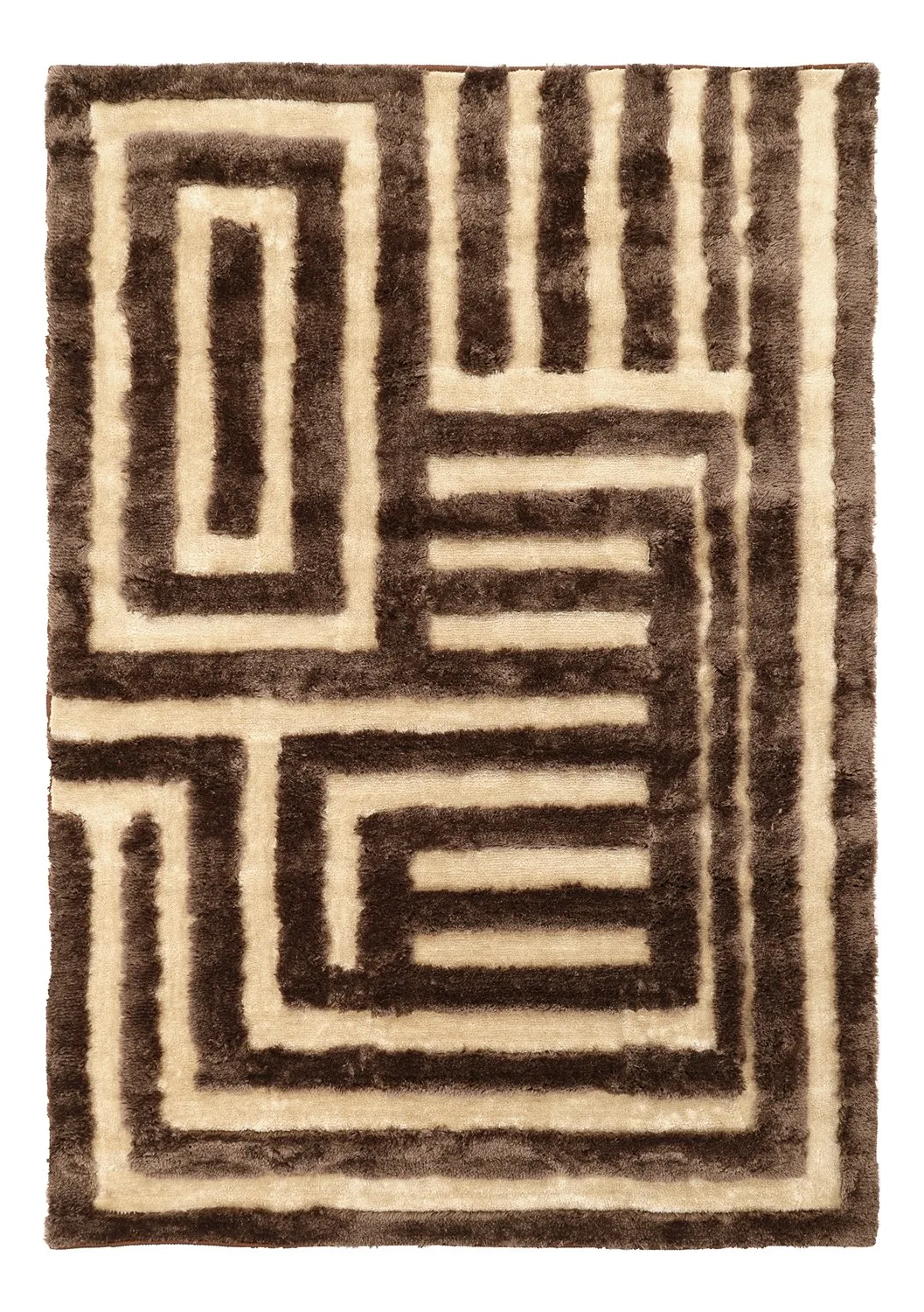 Ryetepper - Karbala (beige/brun) (Størrelse: 160 x 230 cm)