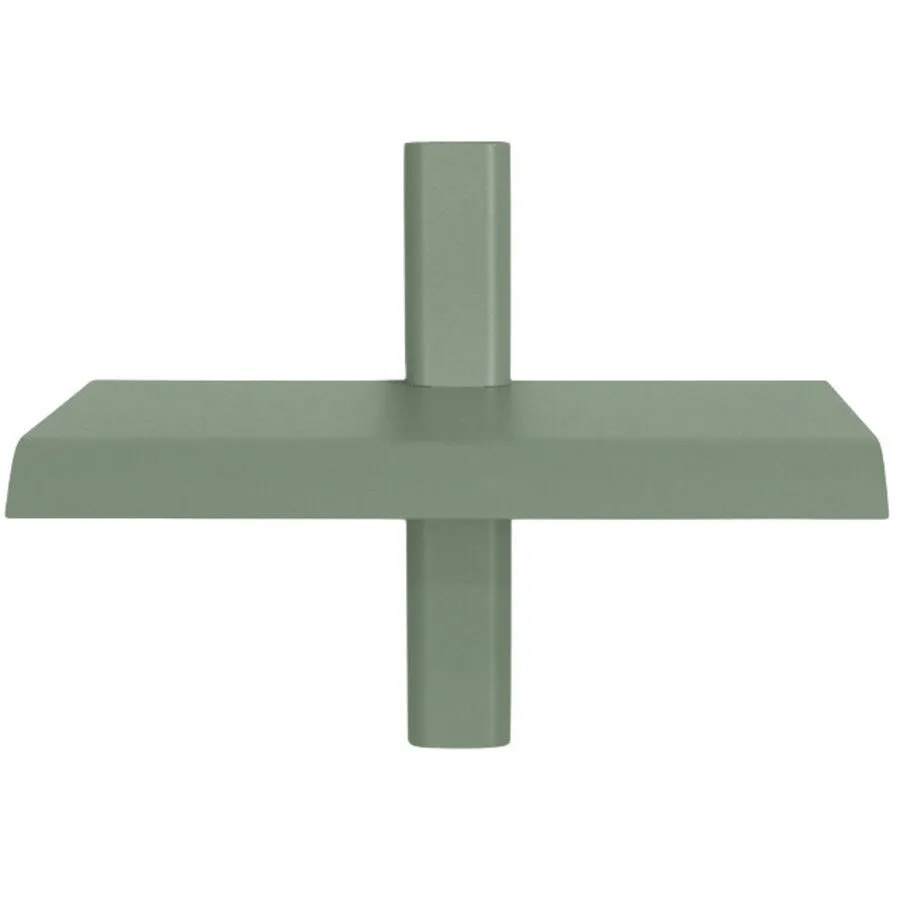 Spinder Design Wandregal Manta Dusty Green Stahl B 28 cm T 18.2 cm
