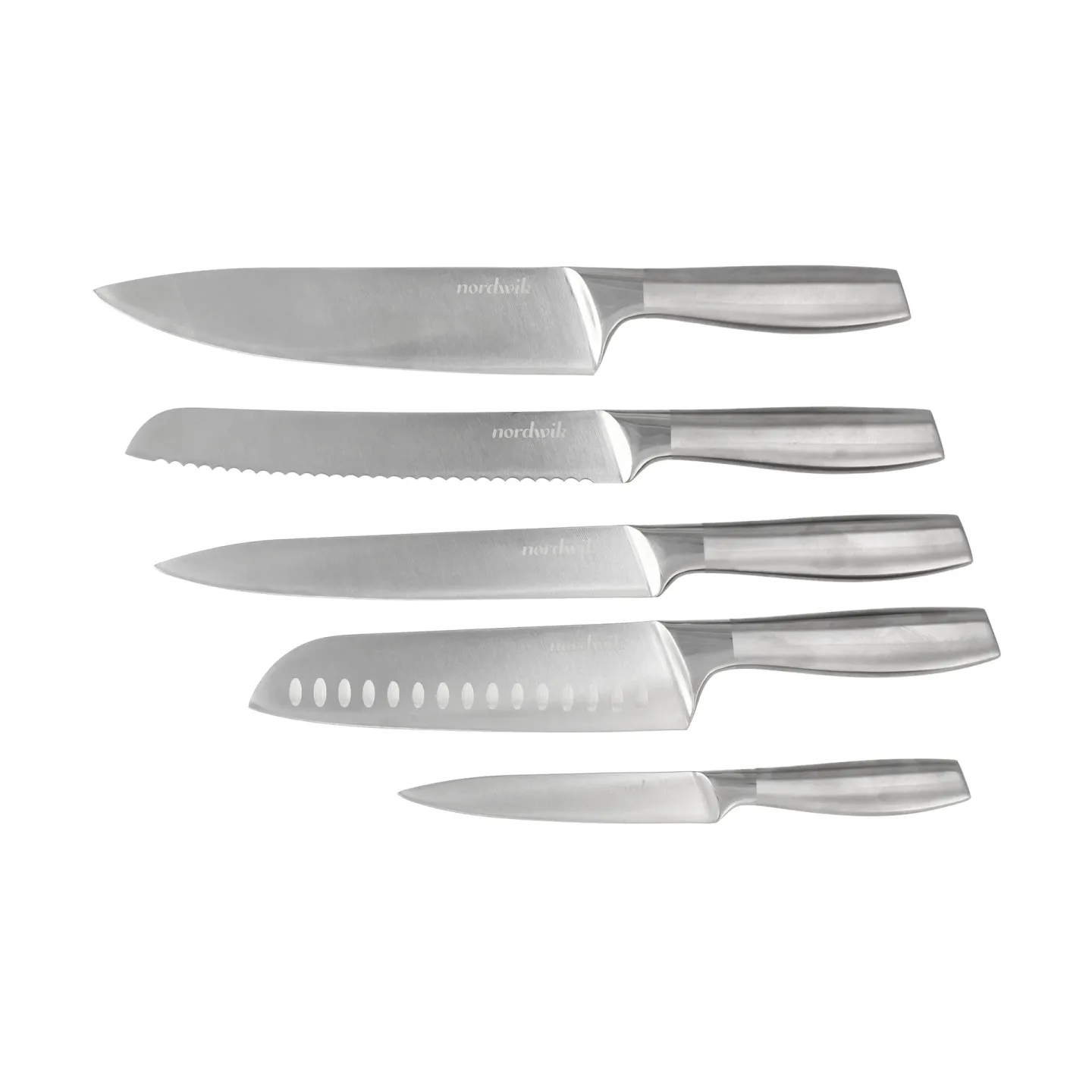 Nordwik Nordwik Messerset 5 Teile Edelstahl