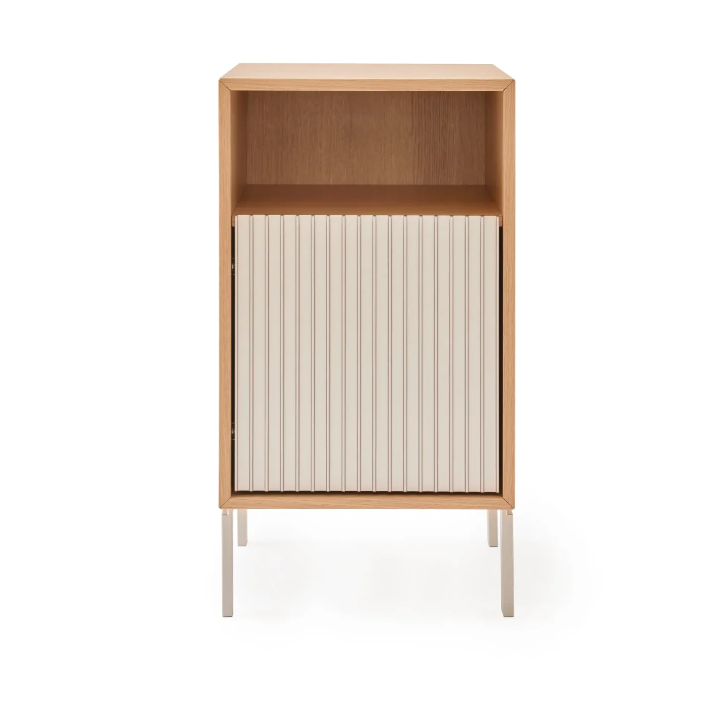Vipp Vipp672 sängbord Ljus ek-ljus aluminium, 31,5x60x38 cm