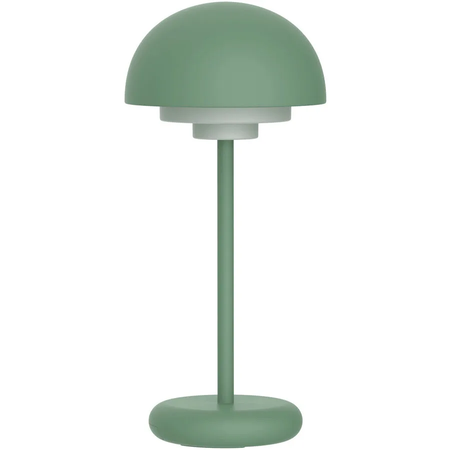 Tischlampe Smukke Grün Kunststoff B 14 cm H 30.5 cm - Material: Polycarbonat - Tischlampe