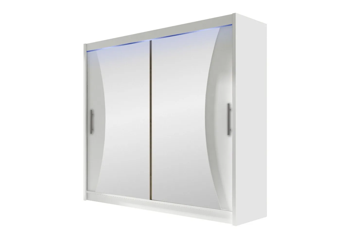 Rilievo Garderob m. Spegel 180x215 cm - Vit