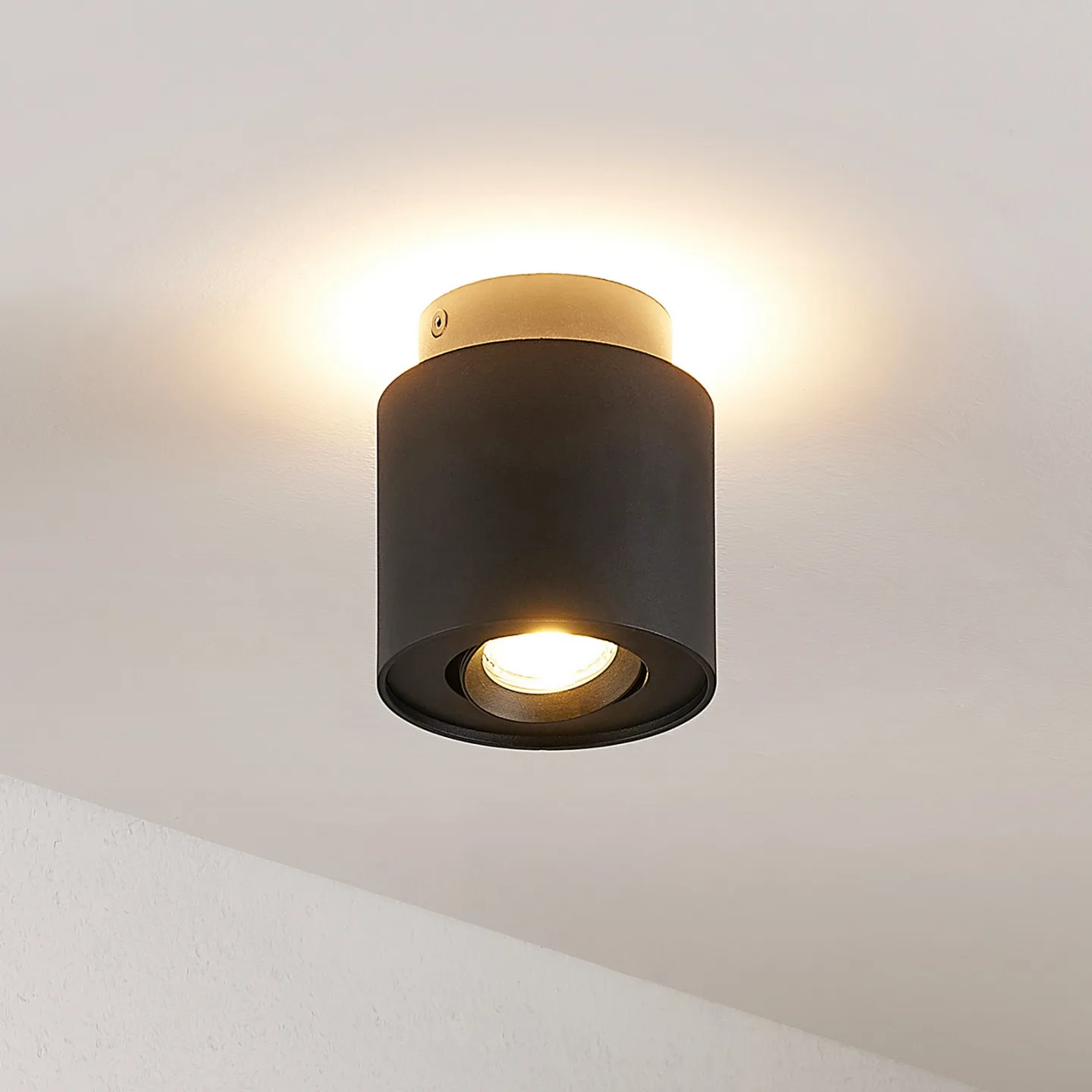 Walisa Deckenleuchte Black/Clear - Arcchio - Wohnzimmer - Modern - Aluminium - Rund