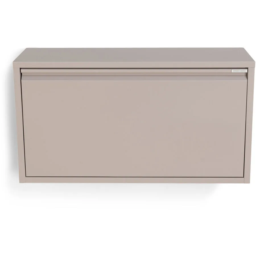 Spinder Design Schuhschrank Hesta Taupe Stahl B 75.3 cm H 40.6 cm