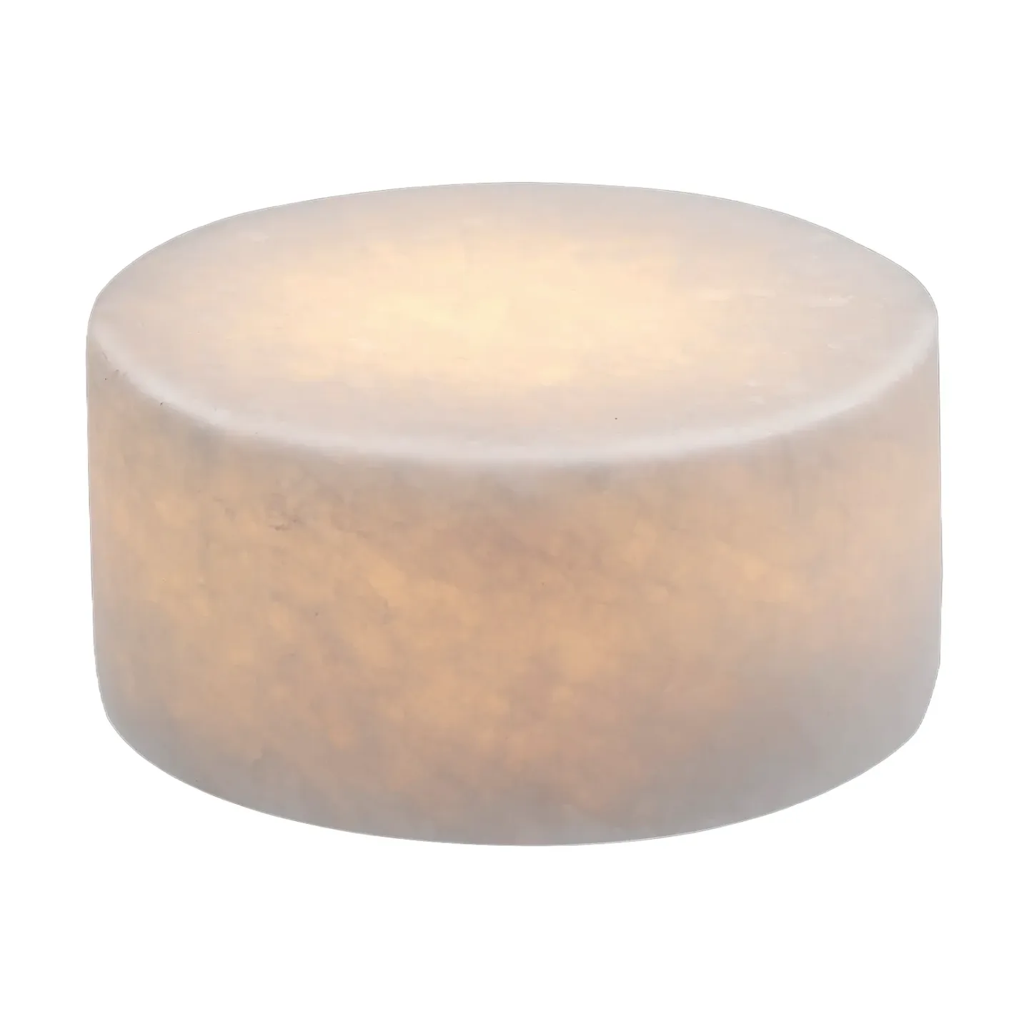 Unison Marble Tischleuchte Weiß seidenmatt, Ø8x4 cm
