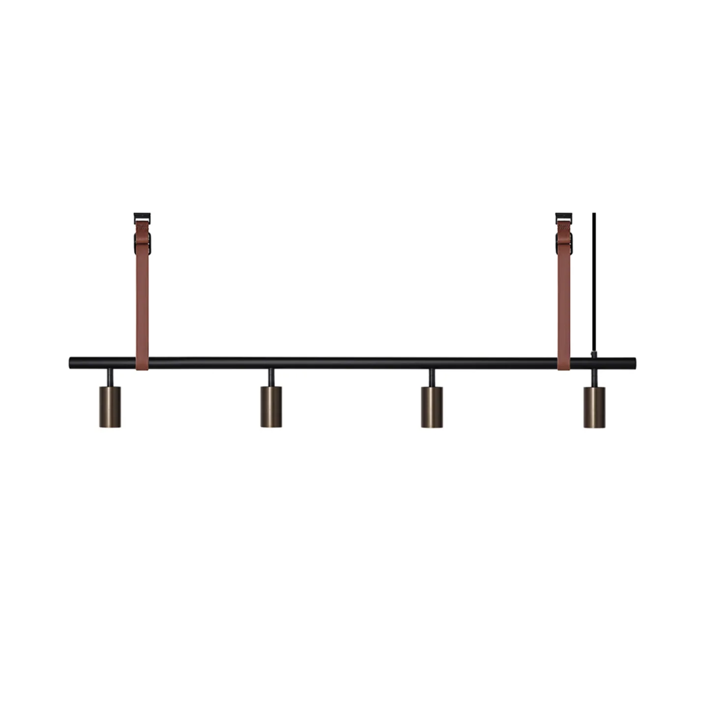 Rubn - Long John 4 Black/Bronze / Brown leather - Takkronor - Niclas Hoflin - Brons,Svart