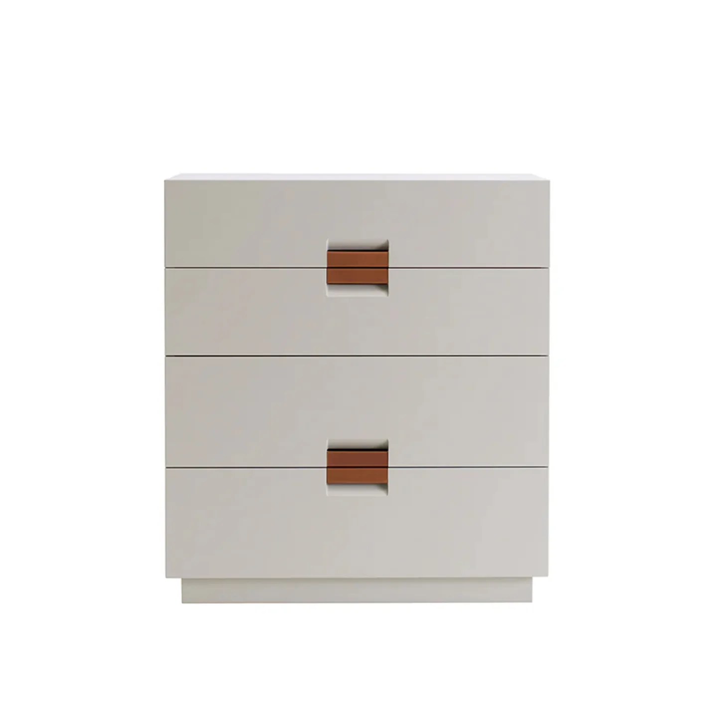 Asplund - Frame Drawer Medium - Dark Sand / Cognac Leather - Byråer - Anya Sebton & Eva Lilja Löwenhielm 2011 - Beige - Läder