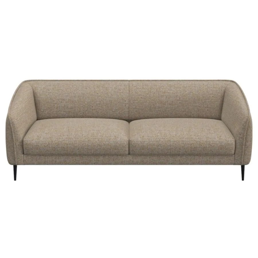 Sofa Fady Ohne Stoff hellbraun B 217.5 T 74 cm