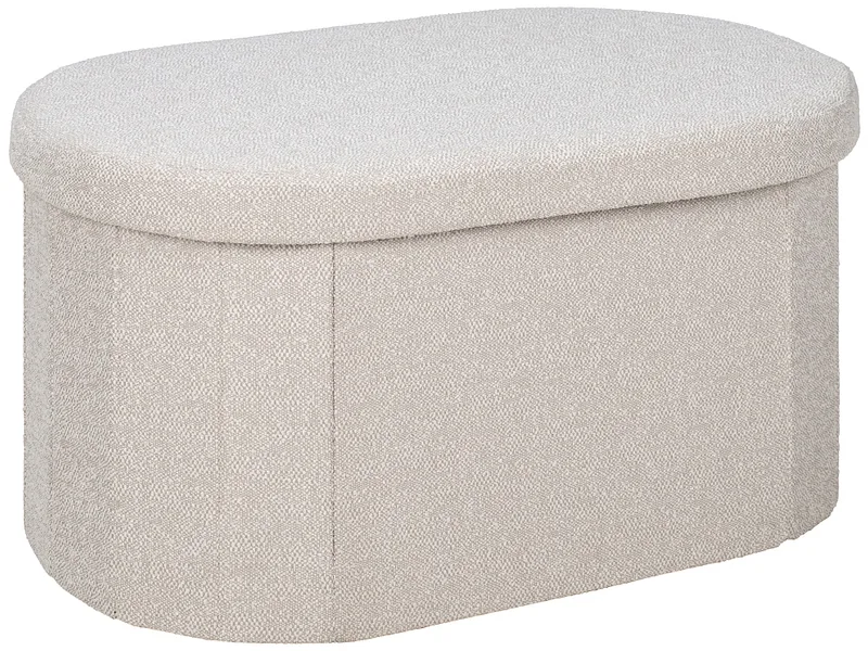 Hocker LOVA 71x39.5x38cm stoff grau