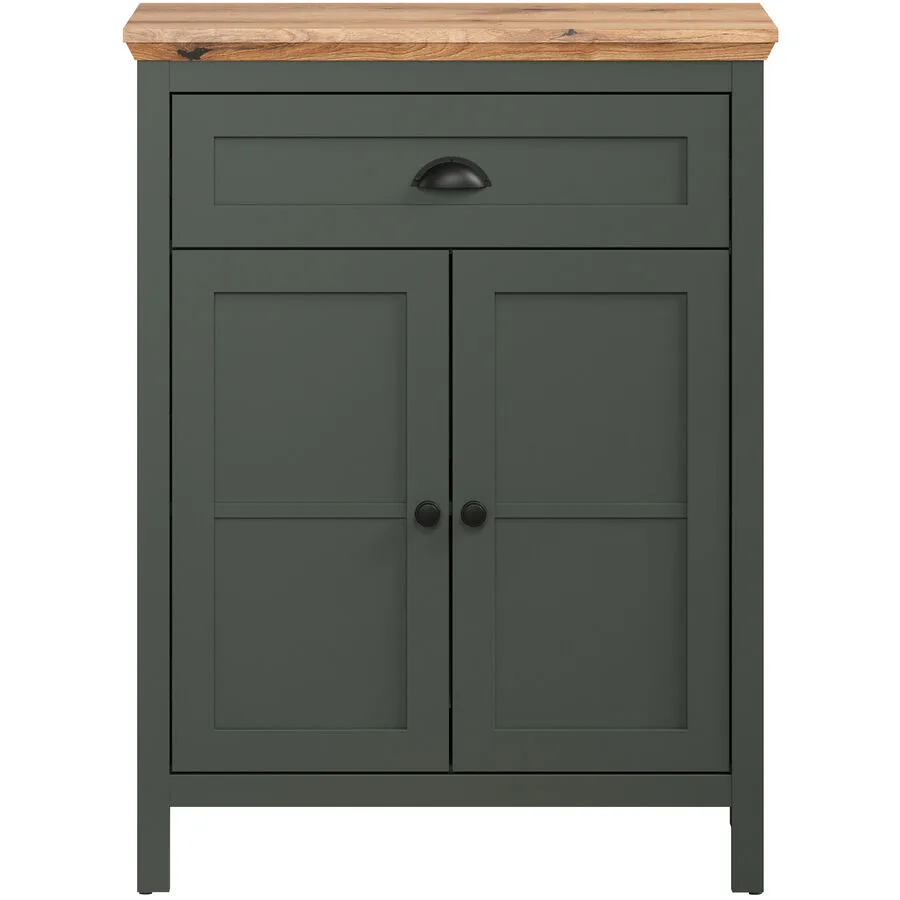 Kommode Stanton tannengrün MDF B 77 H 102 cm
