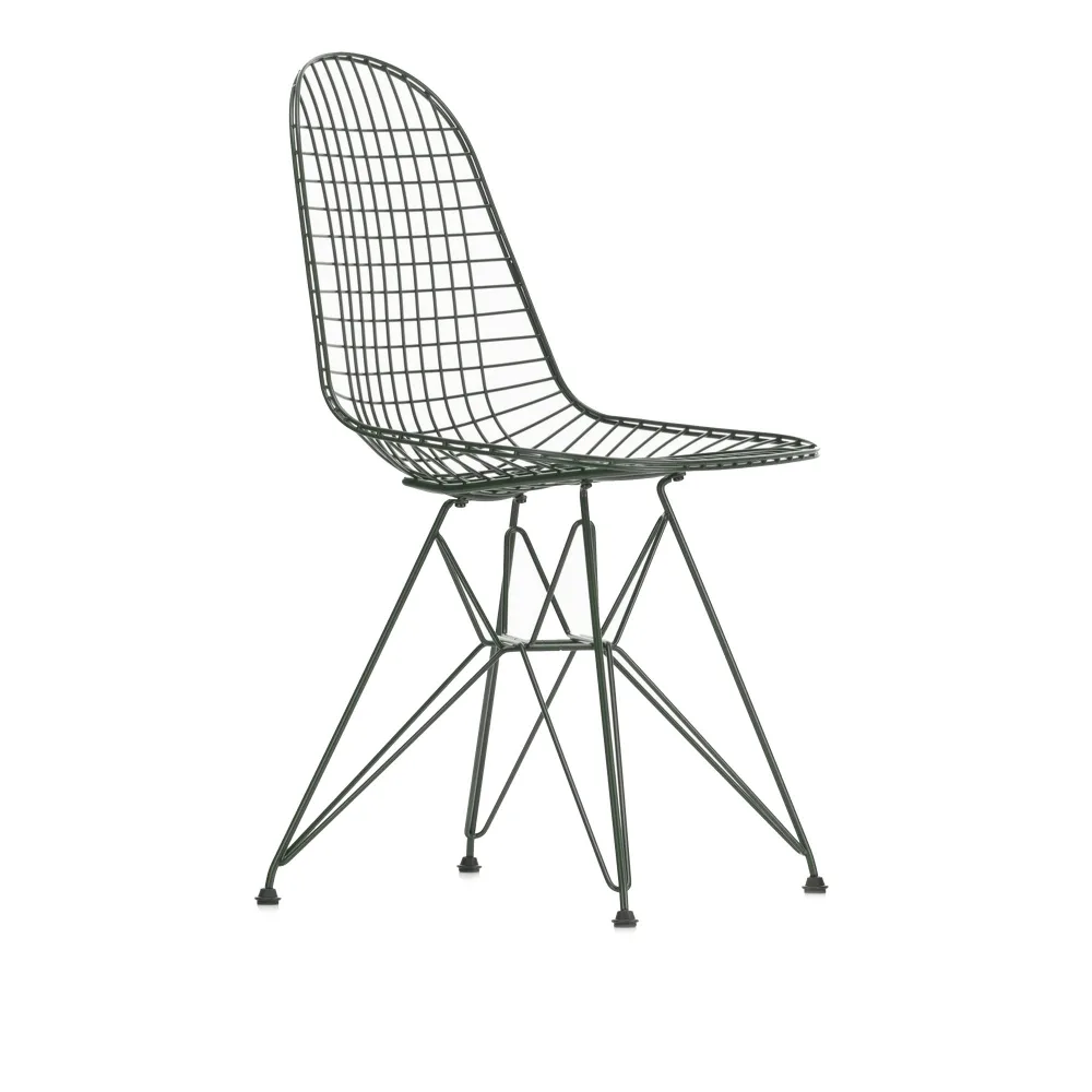 Vitra - Wire Chair DKR - Dark Green - Matstolar - Charles & Ray Eames - Grön