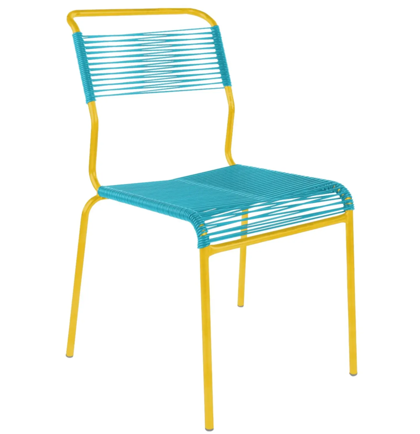 Schaffner Spaghetti-Stuhl Säntis Blau | Schubiger Möbel