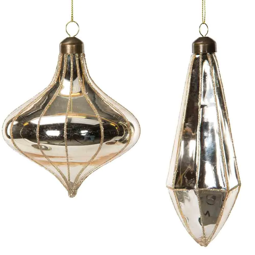 Julgranskulor 2 pack Dream Silver Mix